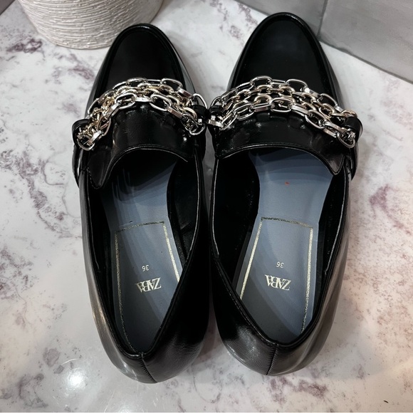Black Chain Loafers - Picture 8 of 13